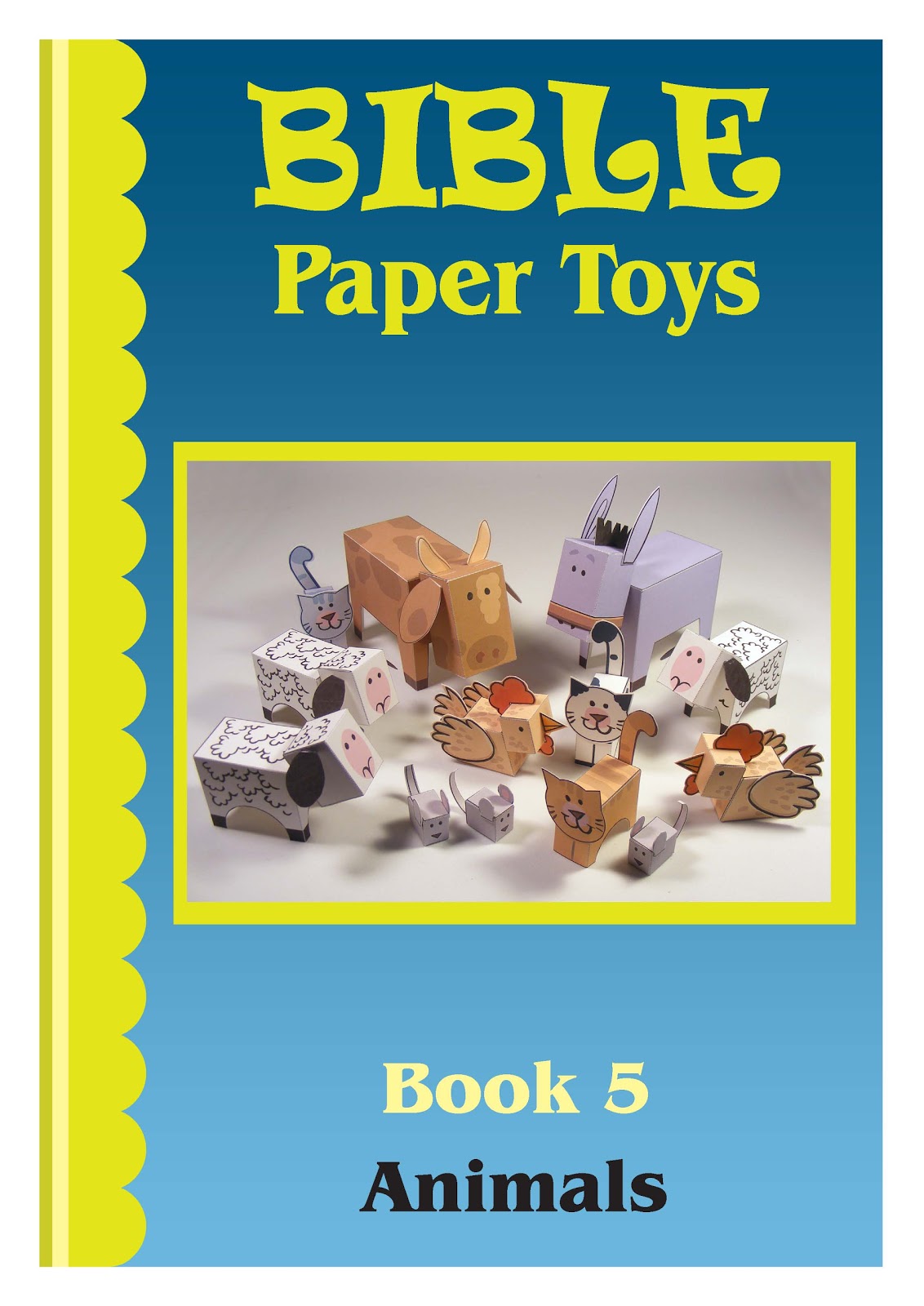 My Little House Bible Paper Toys Book 5 Animals