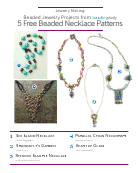 5 Beaded Necklaces