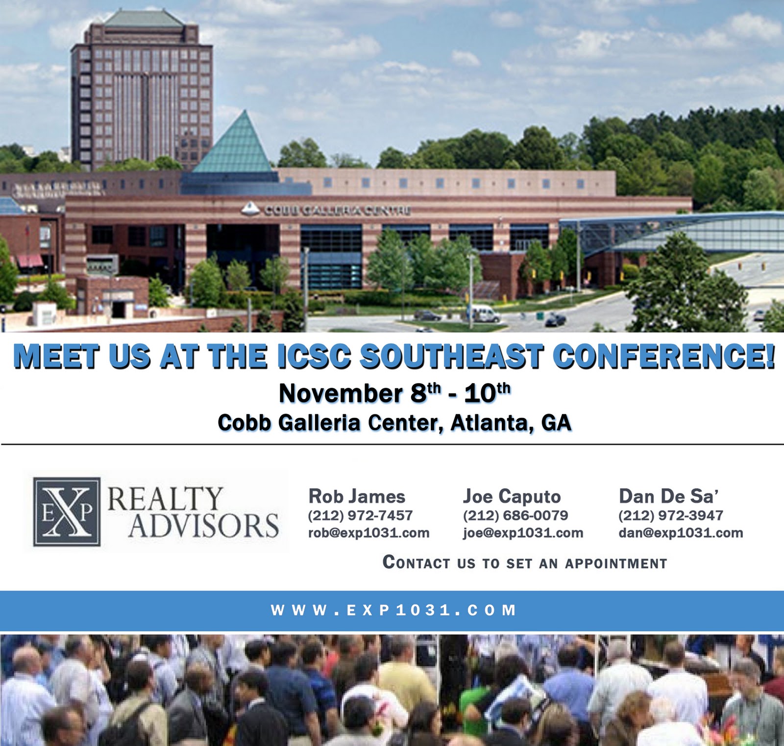 EXP Realty Advisors, Inc. Meet us the ICSC Southeast Conference!