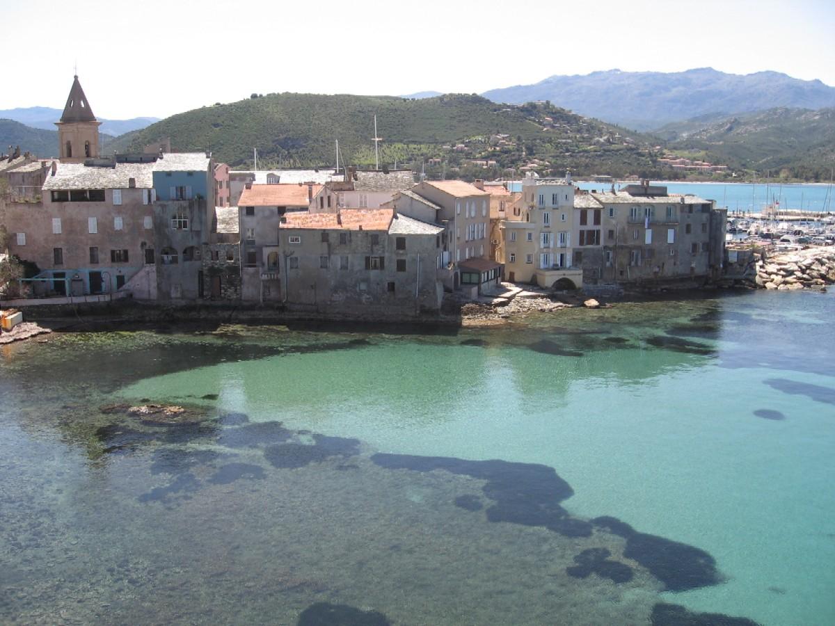 St. Florent viewed across the water from the citadel | Corsica ...