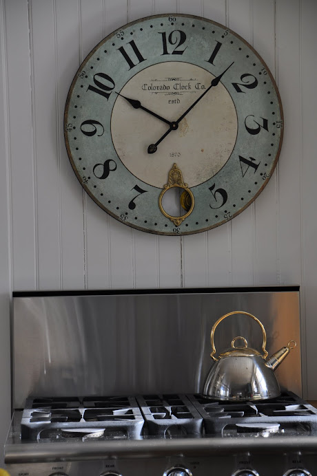 TIME TO COOK, DON'T OVER LOOK GOOD REPRODUCTIONS, LIKE THIS WALL CLOCK ($42)!