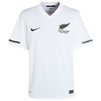 New Zealand Home World Cup 2010 Jersey