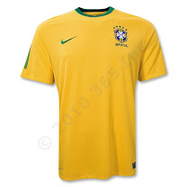 Brazil Home World Cup 2010 Jersey