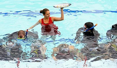 underwater dinner party