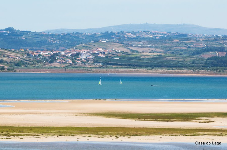 Sailing on Obidos lagoon