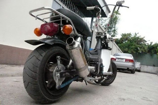 Modifikasi unik motor Honda moped - Ko'ank Modified