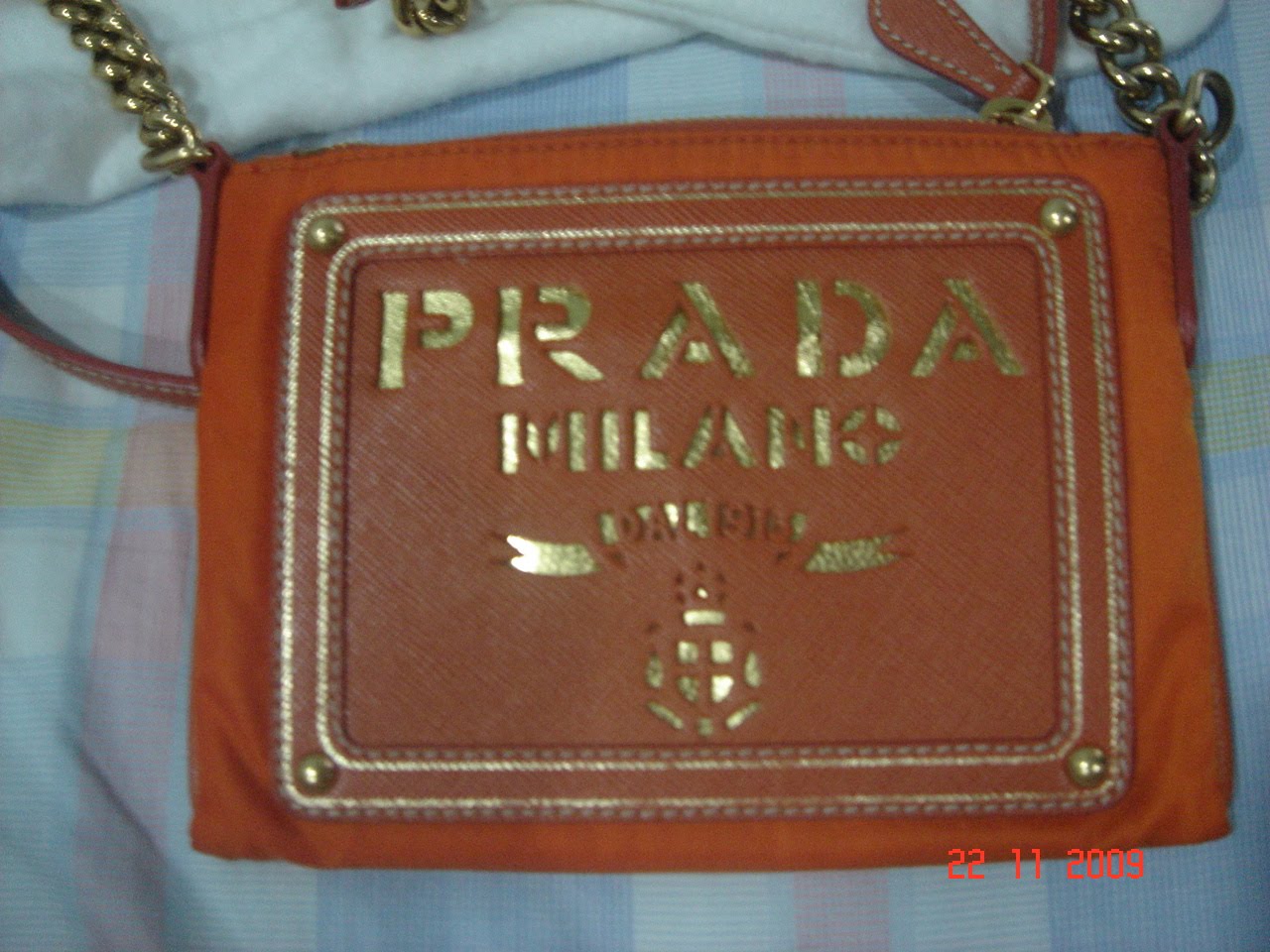little designer bags PRADA CANVAS SLING BAG