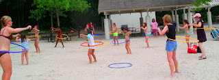 graydon pool opening day hula hoop contest small