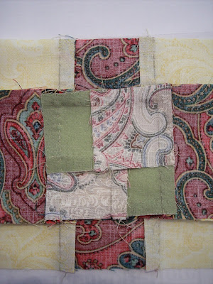 how to hand piece a quilt block