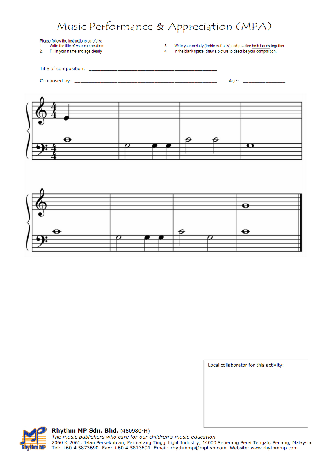 Music Performance & Appreciation Musical Form & Structure