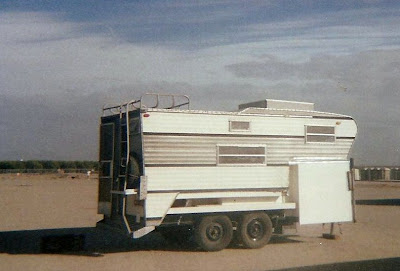 Morphadite camper on trailer Yuma Arizona