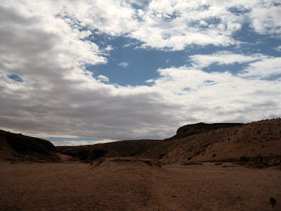 View from end of Antelope Slot Canyon Page Arizona