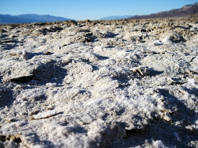 Saltflats Badwater Basin Death Valley NP CA