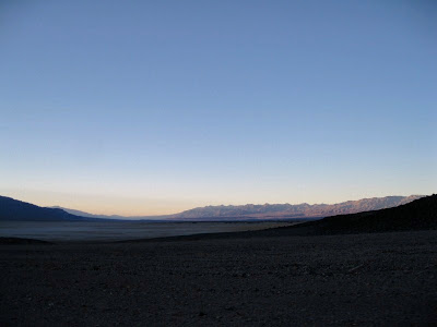 Last light Death Valley National Park California