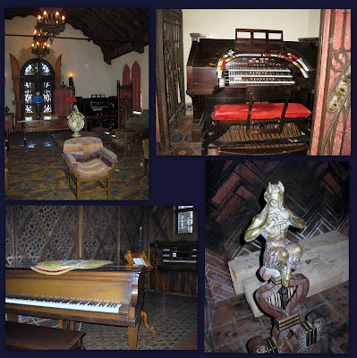 Music room Scotty's Castle Death Valley National Park California