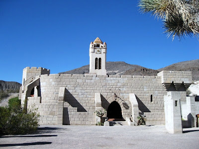 Clock tower Scotty's Castle Death Valley National Park California