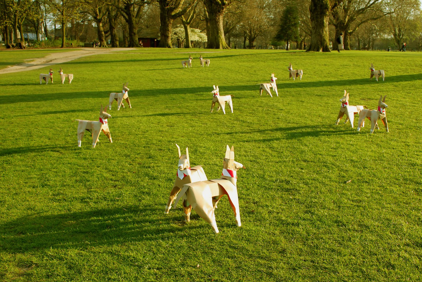 DOG Sculpture 2010 by Akane Takayama DOG Sculpture Installation Field