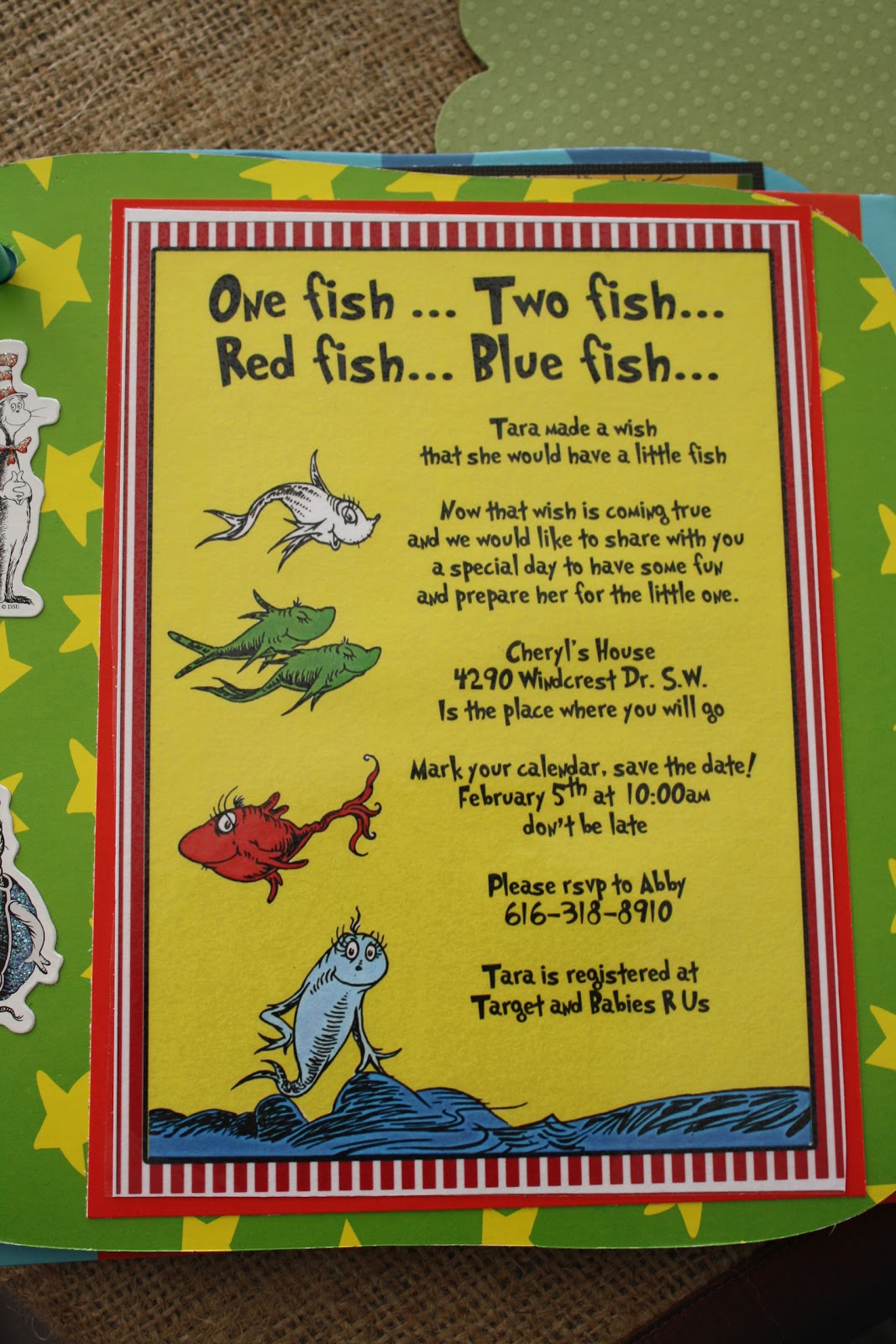 House on Tufton A Dr. Seuss Baby Shower