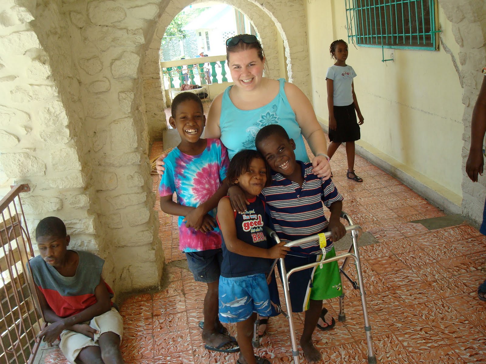 Physical Therapy Haiti Relief Starting Therapy