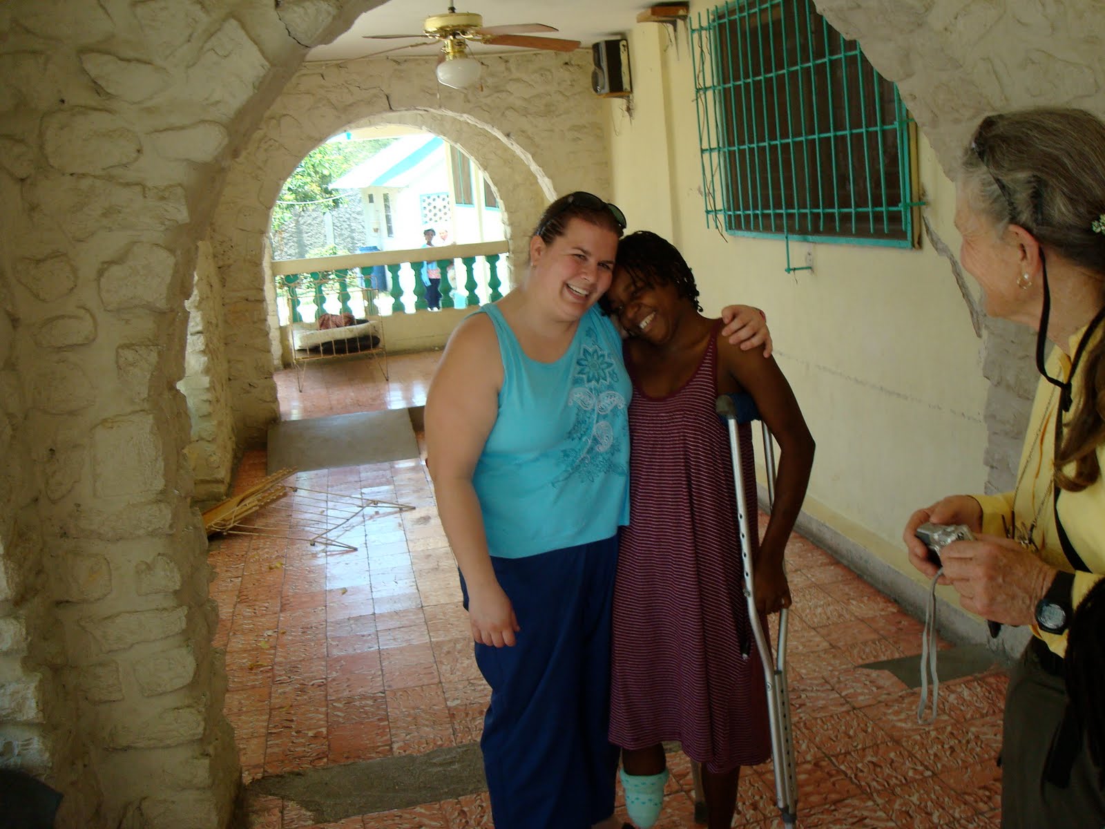 Physical Therapy Haiti Relief Starting Therapy