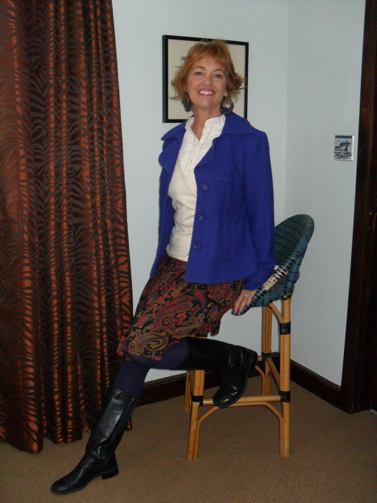 fashion over fifty: Red and Purple