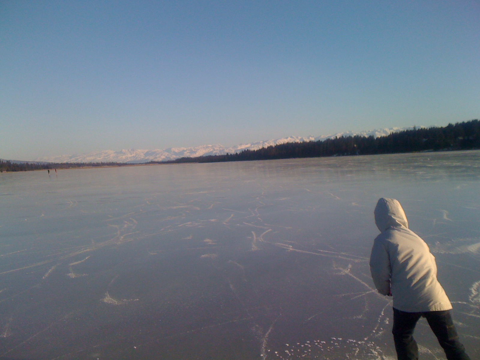 Life in Alaska — A View From Homer Ice Skating Beluga Lake