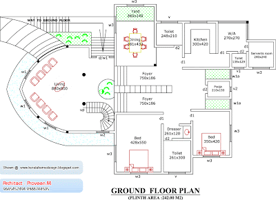 Boat House - 4261 Sq. Ft. - Ground Floor Plan