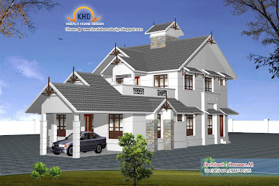 Beautiful Kerala Style Home Design Elevation
