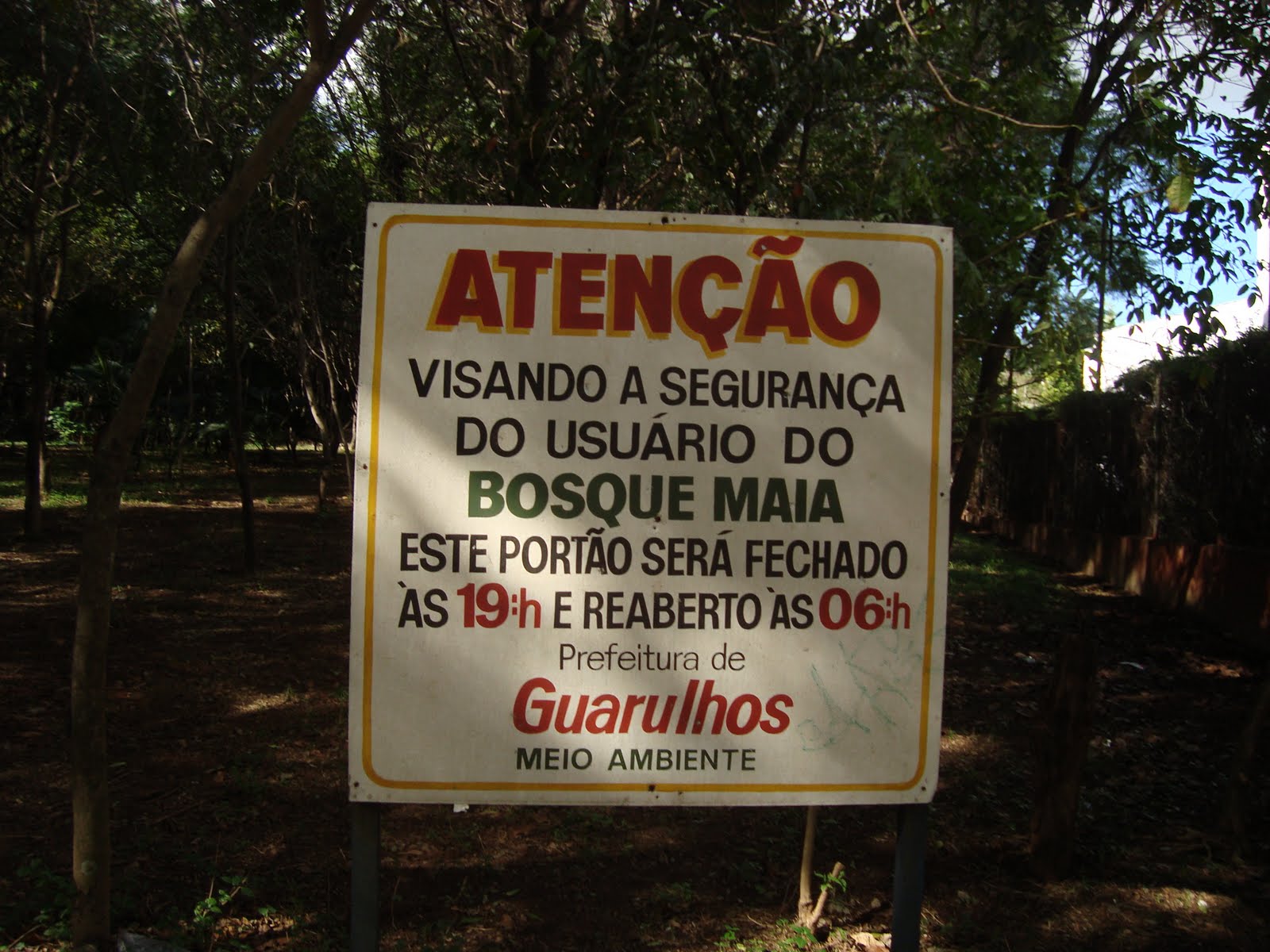SampaGuarus: Parque Bosque Maia - Guarulhos