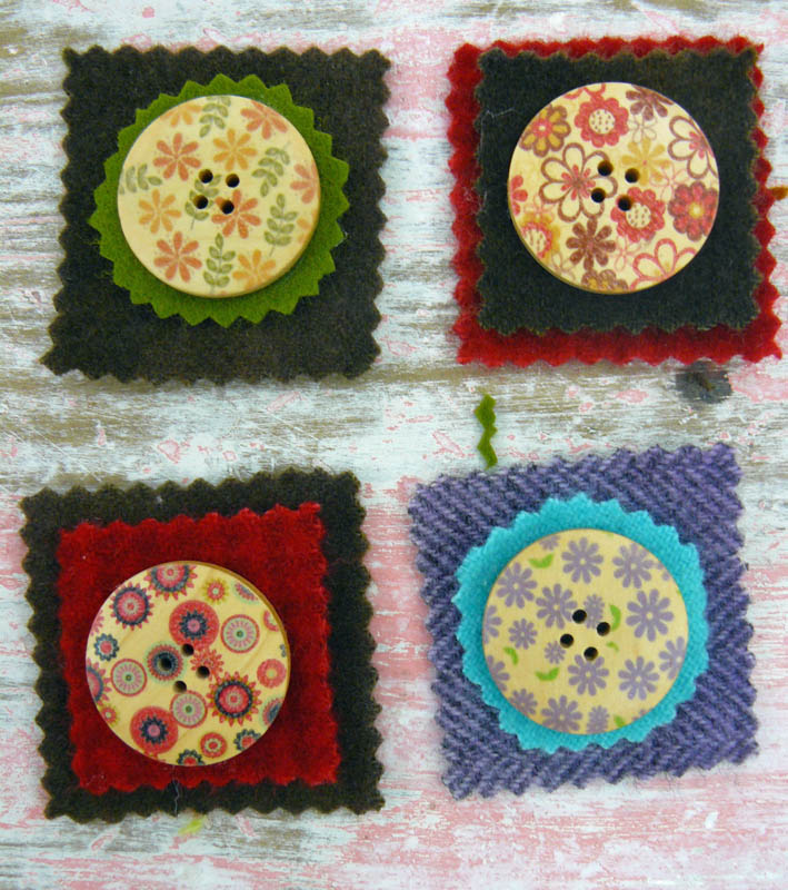 Creativity in art, craft and food!: Felt, Wool and Buttons