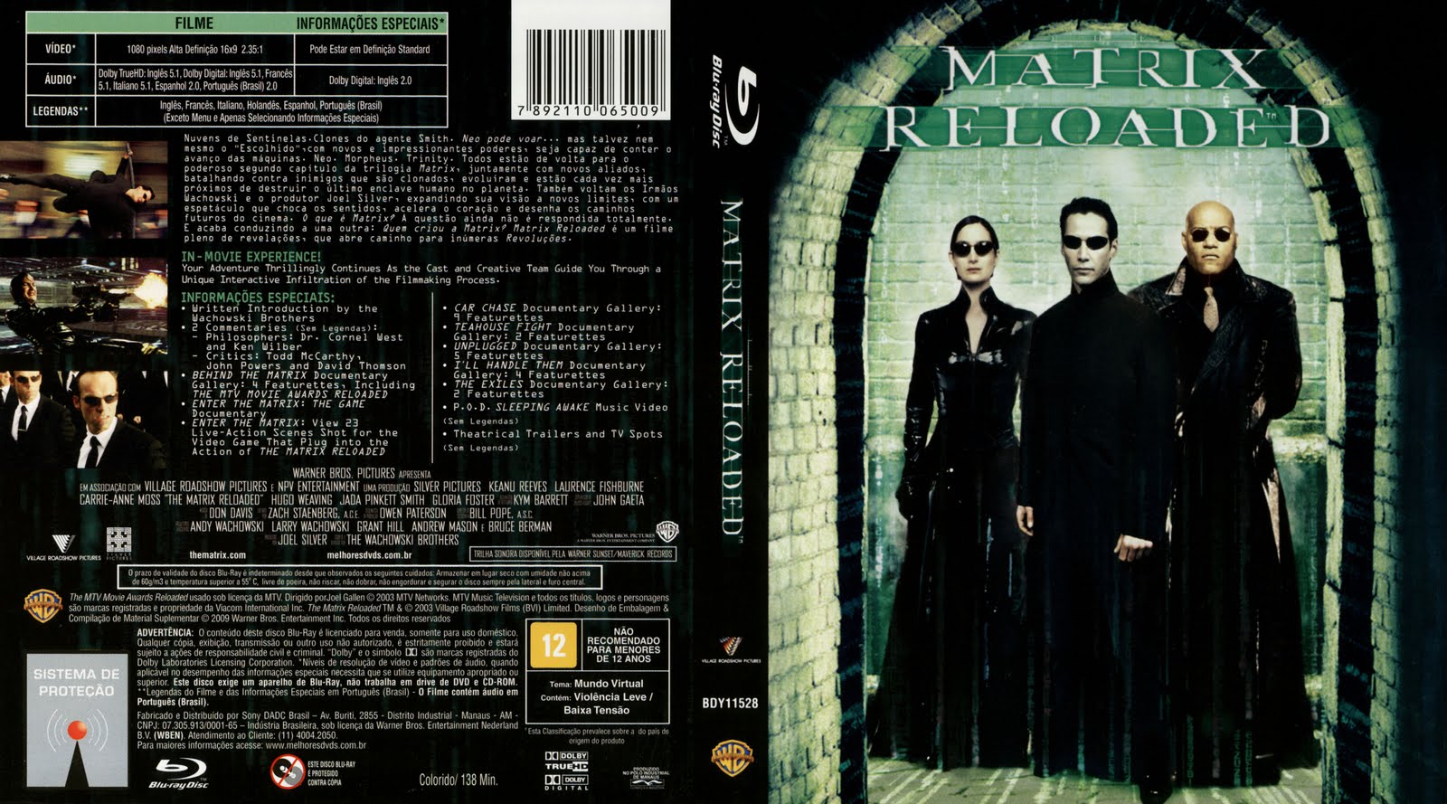 Capas Filmes: Matrix - Reloaded