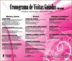 VISITAS GUIADAS GRATUITAS // DE "TURISMO CÓRDOBA CIUDAD"