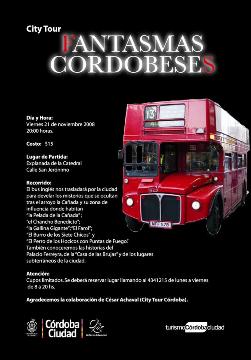 Fantasmas Cordobeses- City Tour en Bus- Viernes 21 de Noviembre