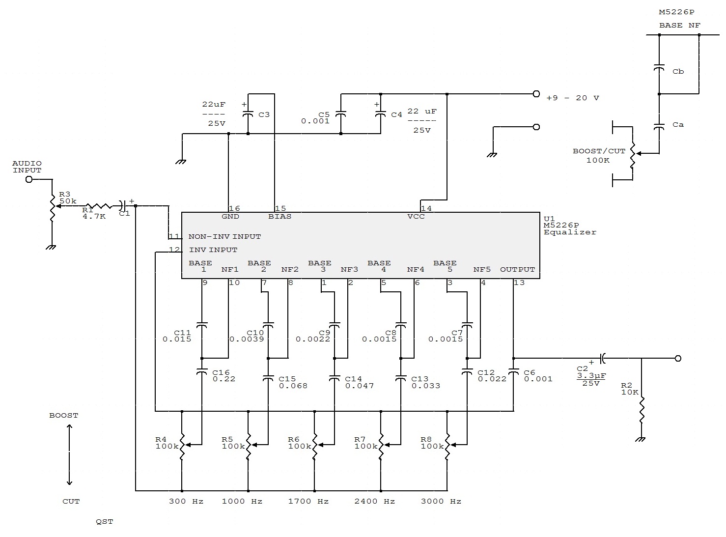 Electronic Circuits Collections: Audio Equalizer Circuit