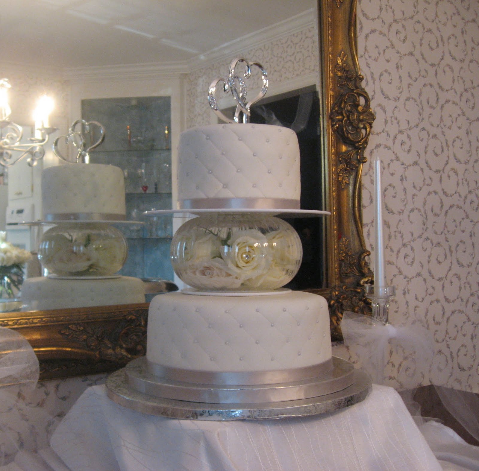 Cakes and Cupcakes by Sungi Steinmann Wedding Cake for Angela