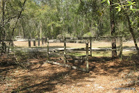 Gate at the end of the Central Loop. Go through the gate and left to return to the parking area.