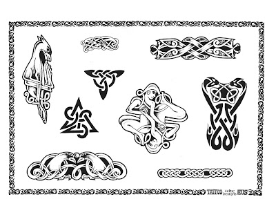 Panther and Cobra tattoo Royalty Free Stock Vector Art Illustration