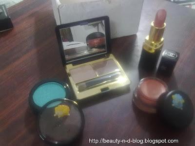 Giveaway Chanel Rouge Lipstick La Pausa,Inglot Double Sparkles Eyeshadow,Estee Lauder Duo Eyeshadow Rose Berry,MAC Paint Pot