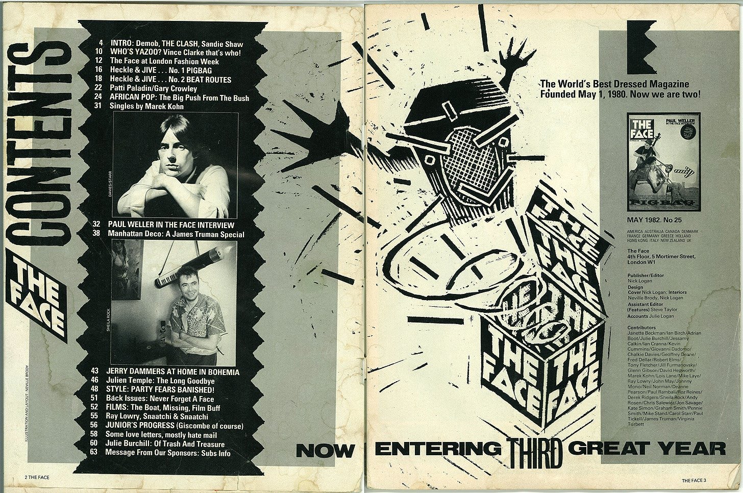 kingy graphic design history ROXY 1980's