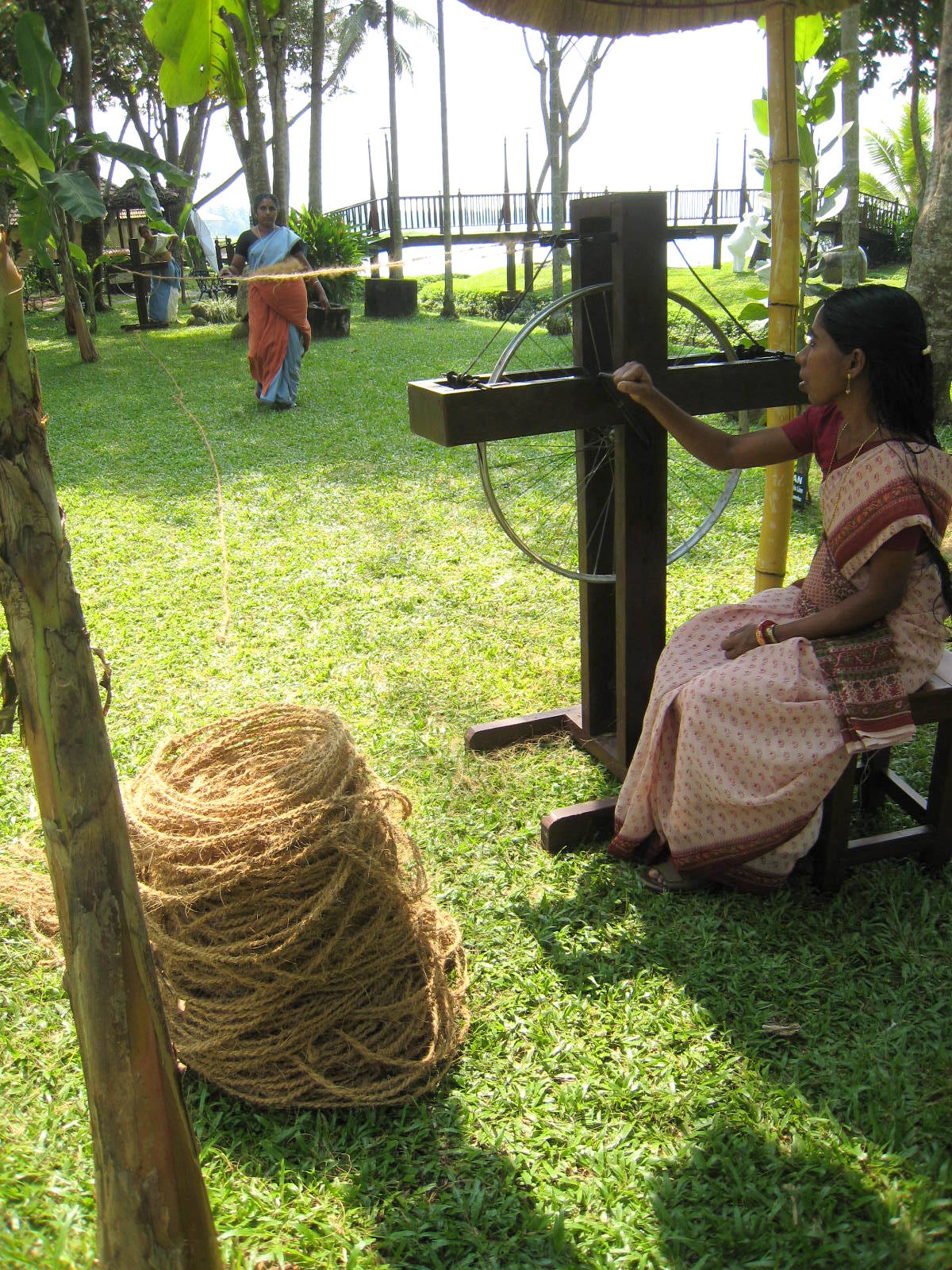 Keats The Sunshine Girl Coir rope making Kerala