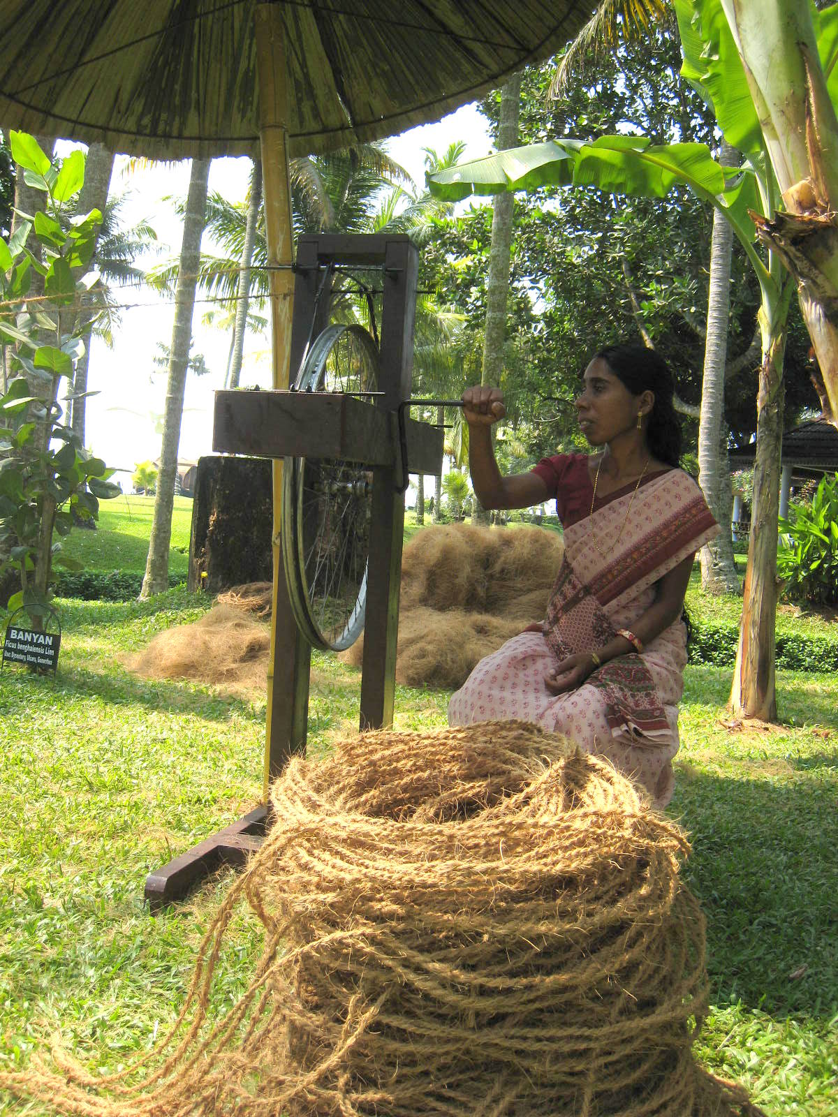 Keats The Sunshine Girl Coir rope making Kerala