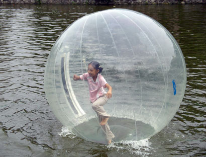Inflatable Bubbles For People On Water 43