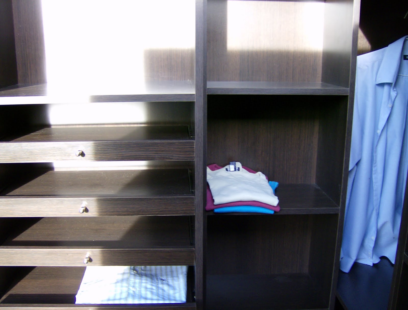 Cluber Carpinteria: Vestidor de Melamina color Wengue