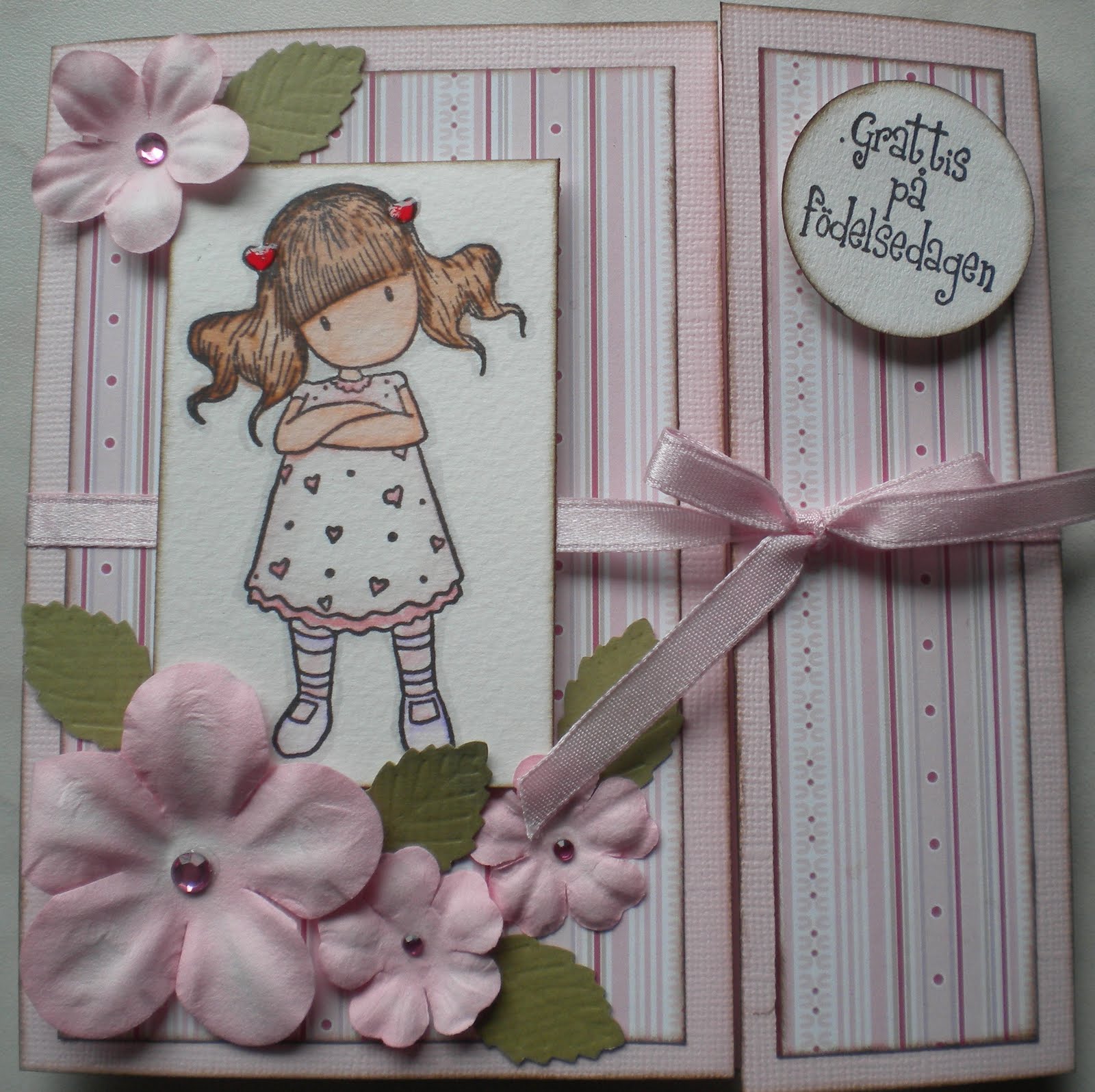 Jessicas scrapbooking och pyssel blogg Födelsedagskort