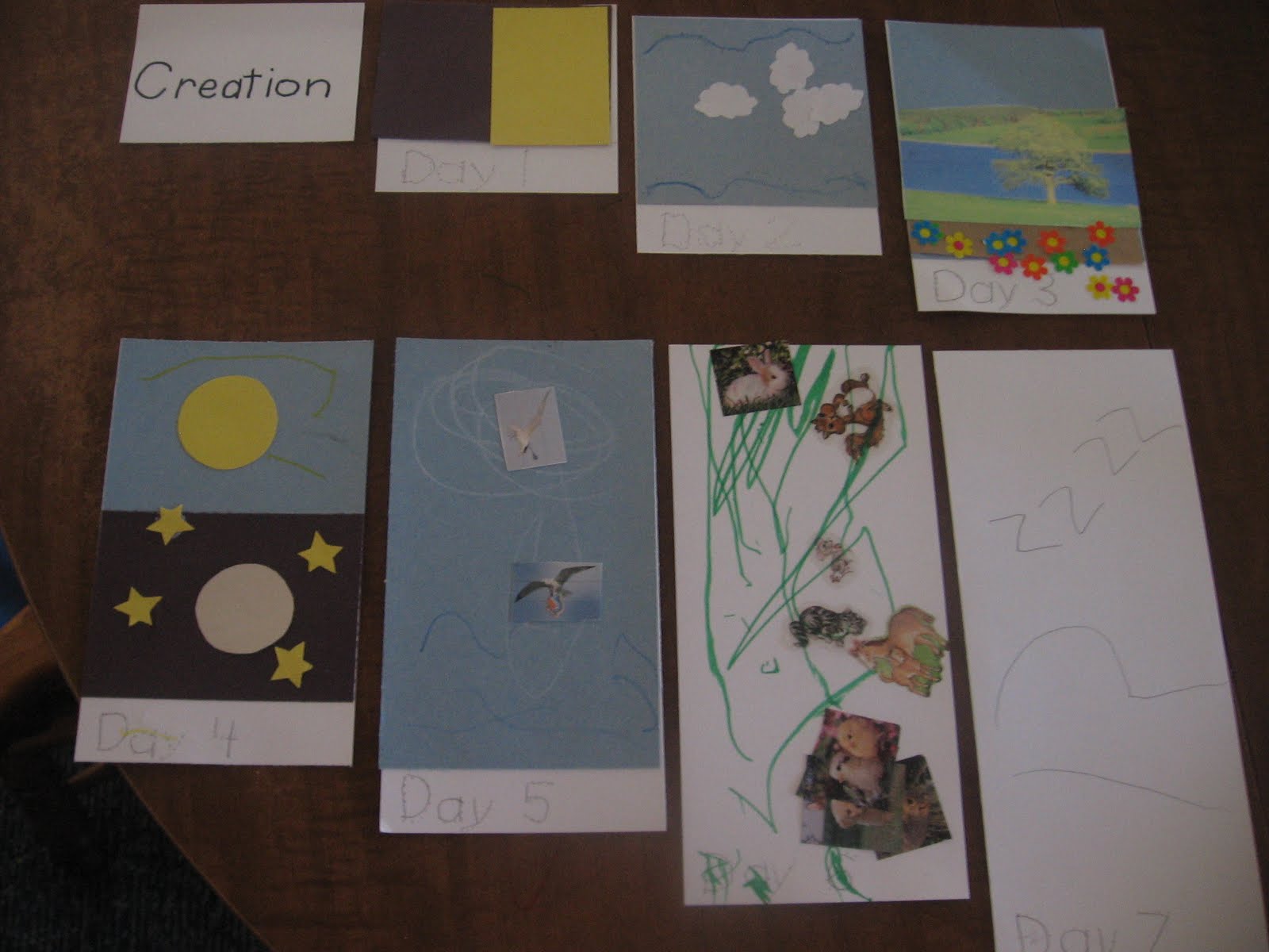 Tots and Me... Growing Up Together: We finished our Creation Lapbook!!