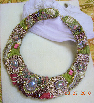 embroidered Necklace