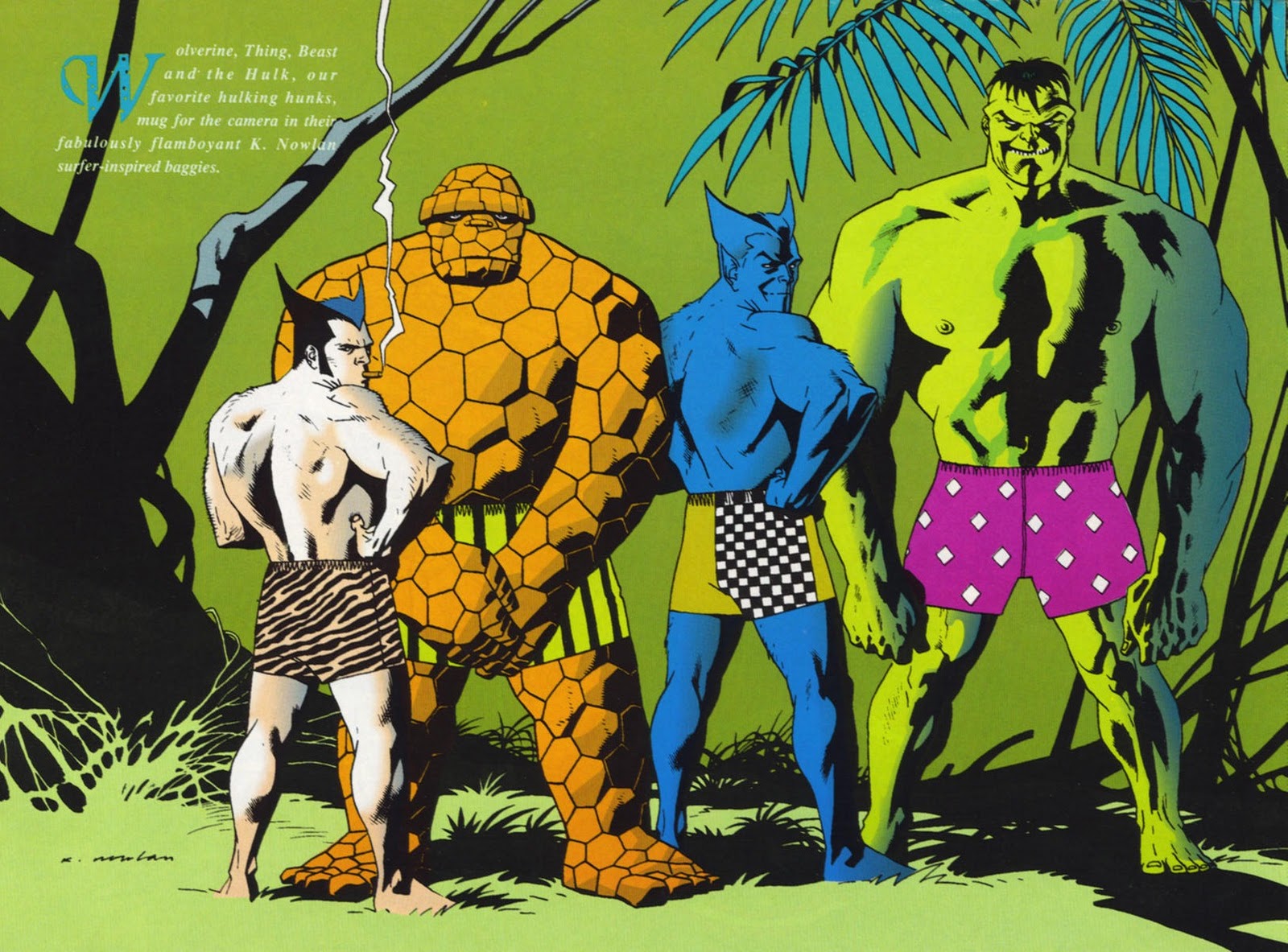 Shirtless Superheroes Marvel Swimsuit Specials Part 10