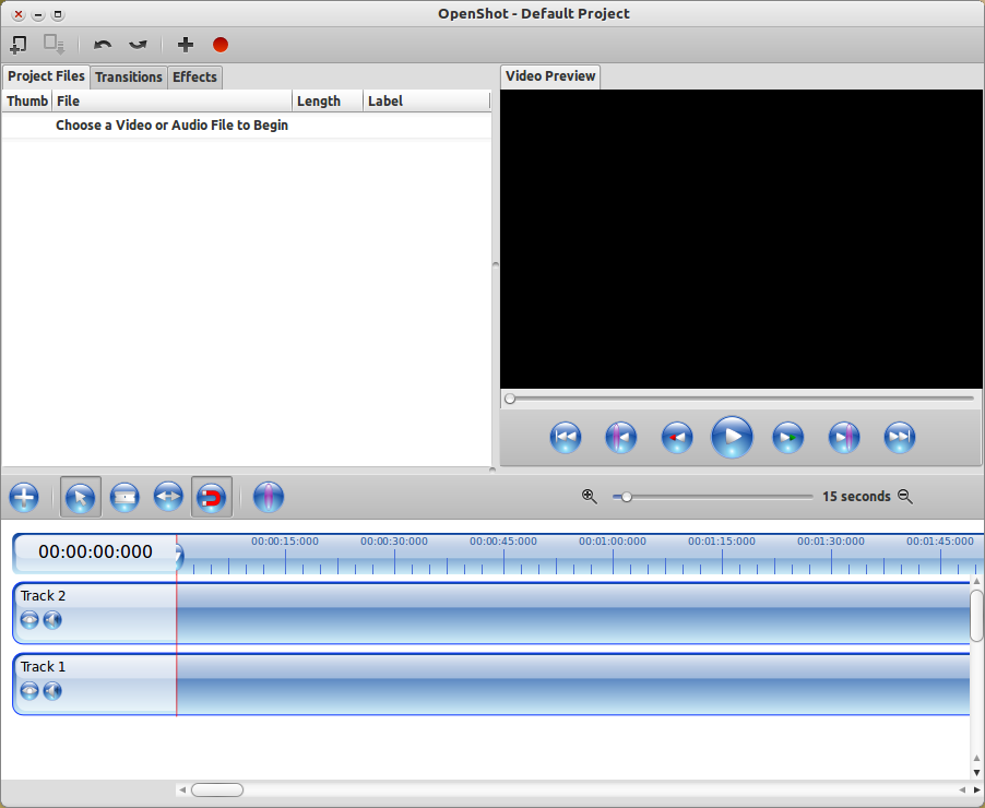 openshot video editor no sound
