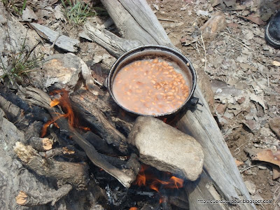 Frijoles a la leña