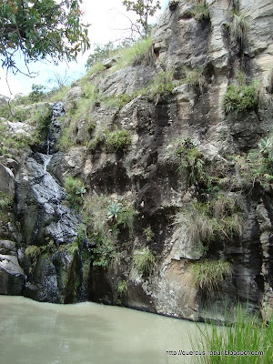 Fosa de agua en el arroyo